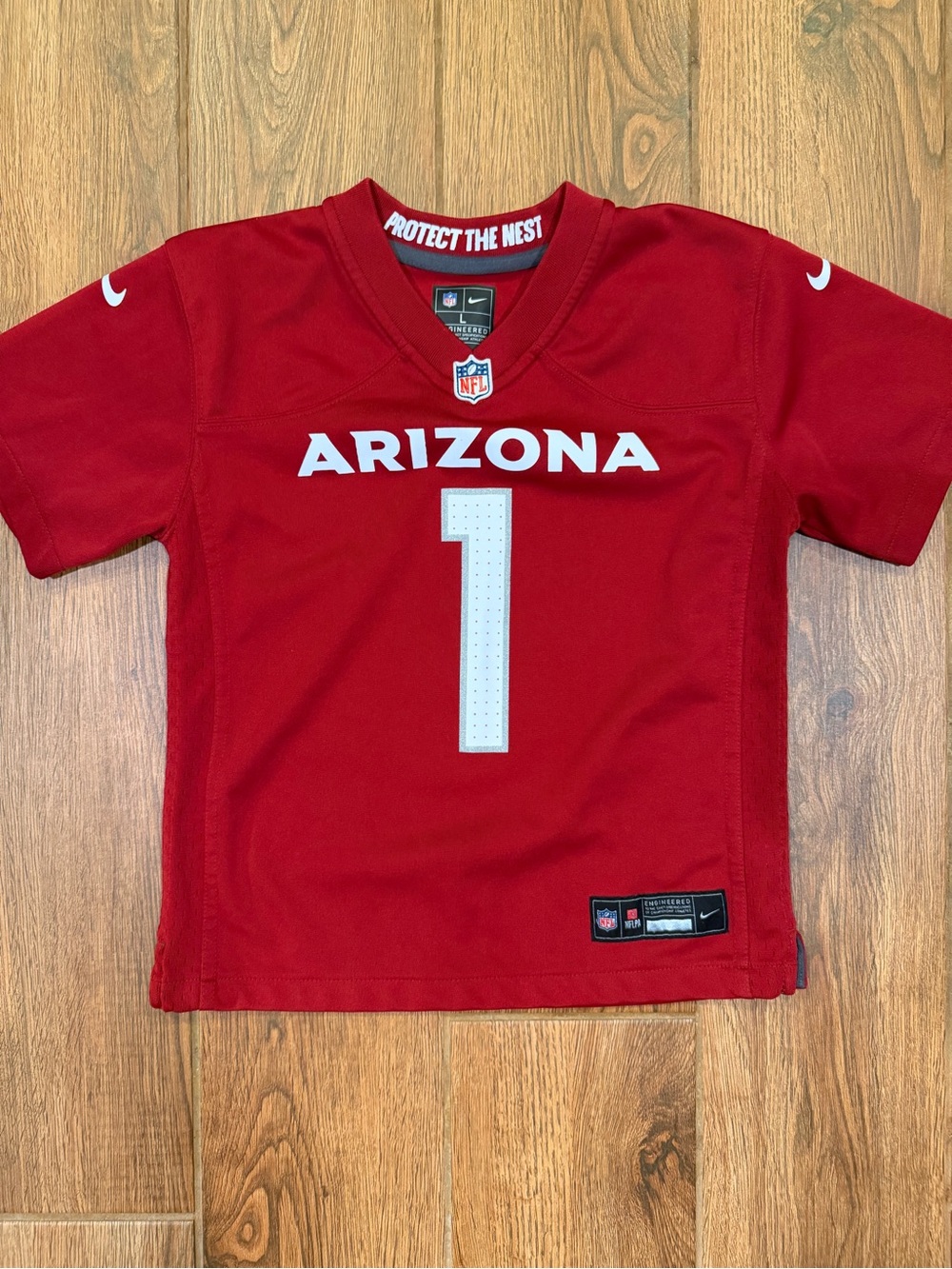 NFL Arizona Kids Red Football Jersey #1 Murray / boys youth large